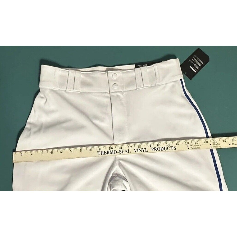 Champro Adult Triple Crown Knicker Baseball Pant White Blue Stripe Medium New - Picture 11 of 15